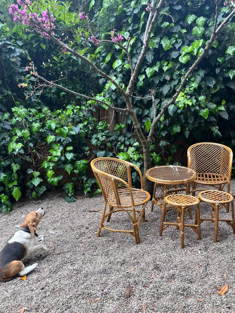 BAMBOO TABOURET