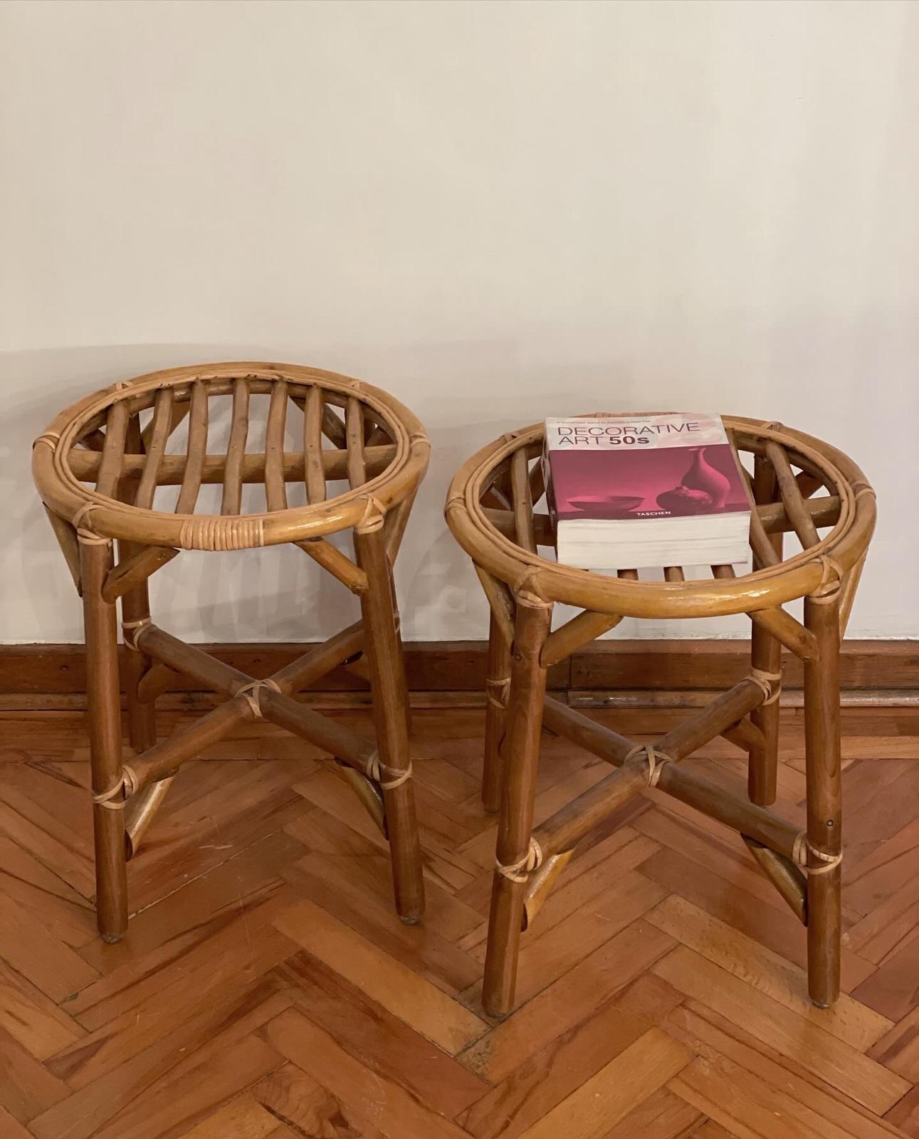 BAMBOO TABOURET
