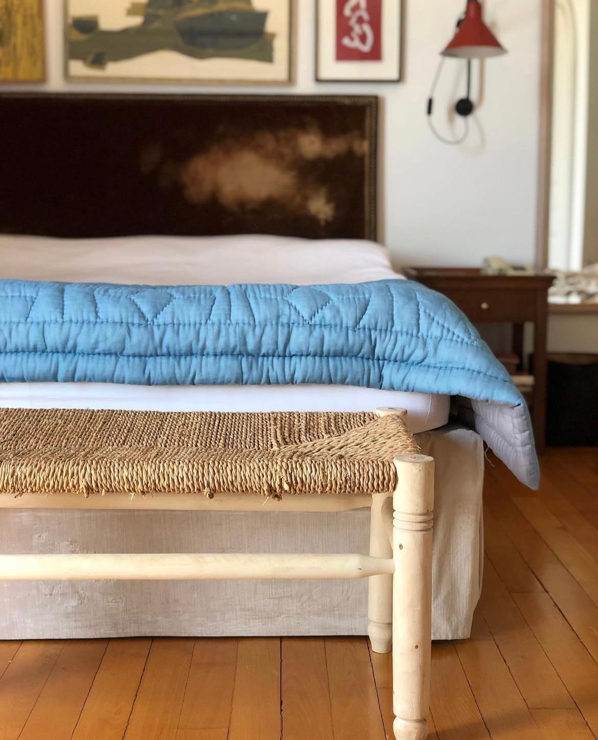 STRAW BENCH