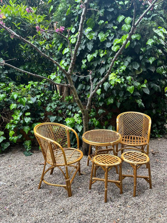 BAMBOO TABOURET